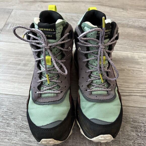 Merrell Speed Solo Mid Hiking Boots Women's 10.5 Waterproof Outdoor Shoes - Picture 2 of 10